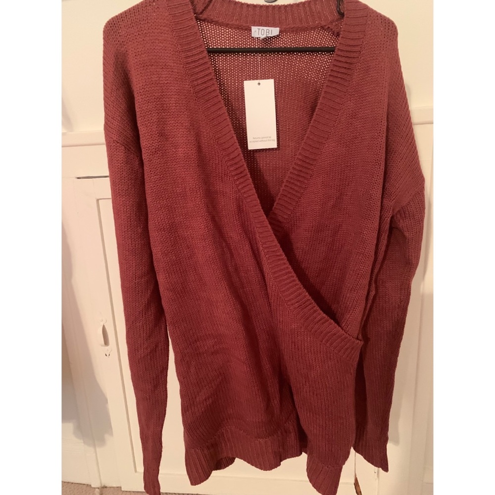 Tobi pink sweater dress
